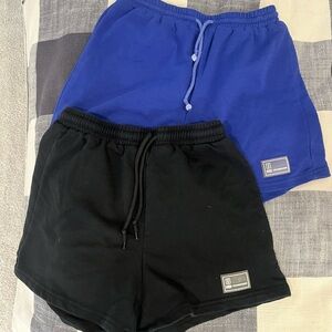 Blue and Black Women’s Shorts